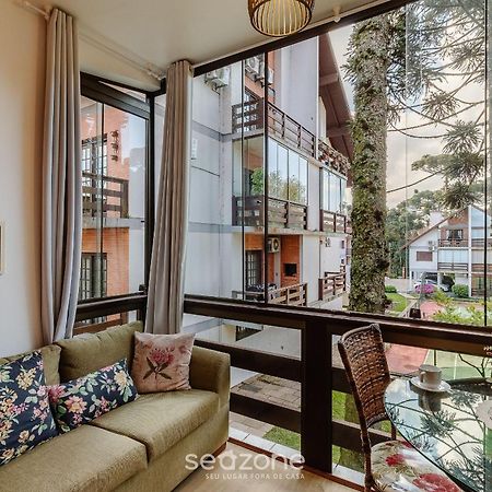 Apto Duplex C/ Lareira 100M Do Lago Negro Rln204 Gramado Exteriör bild