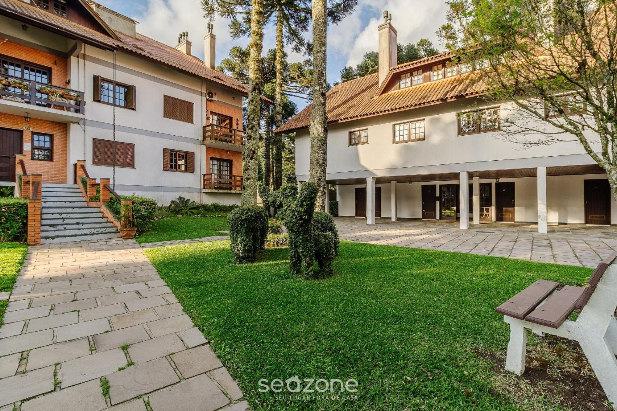Apto Duplex C/ Lareira 100M Do Lago Negro Rln204 Gramado Exteriör bild